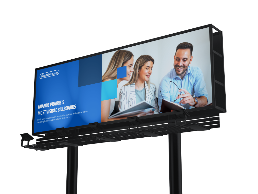 Large roadside billboard